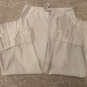 Elegant white dress pants by Why